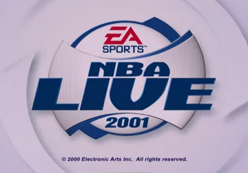 NBA Live 2001 screen shot title